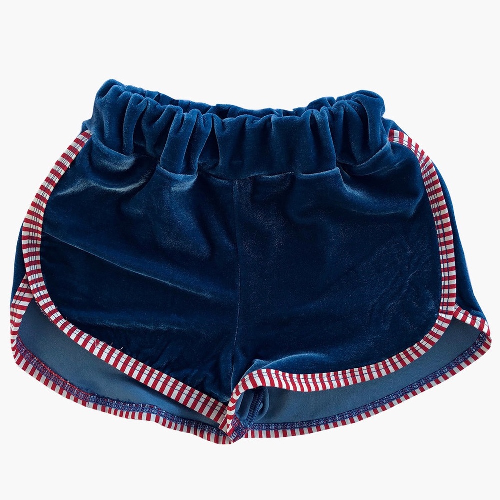 NWT Velvet Dolphin Shorts Kids 6 Retro Unisex Boutique Wee Monster